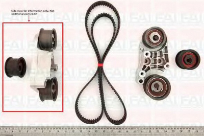 FAI AUTOPARTS tbk112 -  Комплект ремня ГРМ